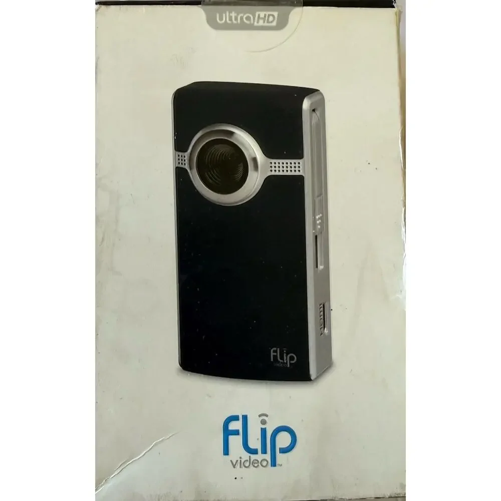 Cisco Flip Video UltraHD Video Camera (Black, 1 Hour) U260B New Sealed 4GB